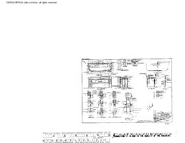 Northern Pacific Engineering Drawing, Scale House at Kanaskat, Washington, 1958