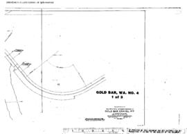 Plat Map of Great Northern Facilities at Gold Bar, Washington, 1916