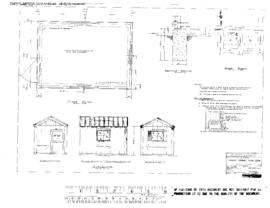 Spokane, Portland, and Seattle Railway Engineering Drawing, Steelox Freight House Building at Rai...