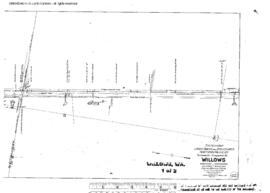 Plat Map of Northern Pacific Facilities at Willows, Washington, 1915