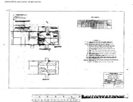 Northern Pacific Engineering Drawing, Signal and Section Crew Building at Superior, Montana, 1977