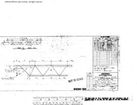 Great Northern Engineering Drawing, Yard Office and Tower at South Klamath, Oregon, 1956