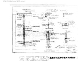 Great Northern Engineering Drawing, Yard Office at Spokane, Washington, 1967