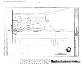 Amtrak Engineering Drawing, Amtrak Depot at Tacoma, Washington, 1983