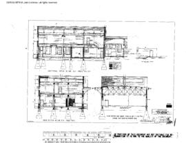 Great Northern Engineering Drawing, Freight House at Vancouver, British Columbia, 1964