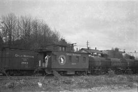 Great Northern Caboose X629, Bellingham, Washington, undated