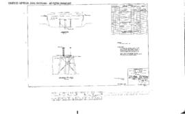 Burlington Northern Engineering Drawing: Falsework, Bridge 197 - Saint Regis River (formerly Nort...