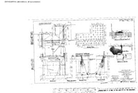 Northern Pacific Engineering Drawing: West Abutment, Bridge 10 - Highway #1, West of Fort Lewis, ...
