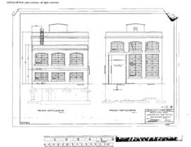 Great Northern Engineering Drawing, Converter Substation at Wenatchee, Washington, 1928