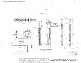 Northern Pacific Engineering Drawing, Depot at Garrison, Montana, undated