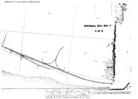 Plat Map of Northern Pacific Facilities at Riparia, Washington, undated