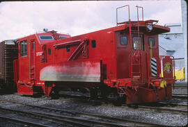 Great Northern Snow Dozer X7303 at Bonners Ferry, Idaho, 1968