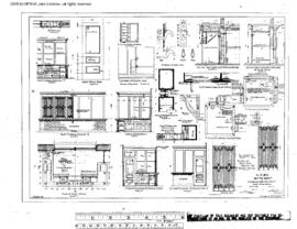 Great Northern Engineering Drawing, Depot at Butte, Montana, 1912