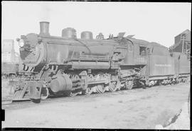 Northern Pacific steam locomotive 1573 at Mandan, North Dakota, in 1946.