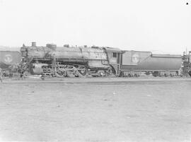 Great Northern Steam Locomotive 3399 at Hillyard, Washington, 1935