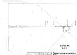 Plat Map of Northern Pacific Facilities at Hatch, Washington, 1931