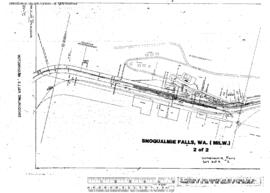 Plat Map of Milwaukee Road Facilities at Snoqualmie Falls, Washington, 1918