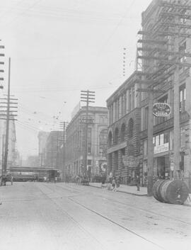 Seattle Electric Company track, Seattle, Washington, 1912