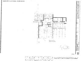 Chicago, Burlington and Quincy Engineering Drawing, Division Office Building at Alliance, Nebrask...