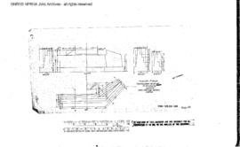 Northern Pacific Engineering Drawing: West Abutment, Bridge 128, Eltopia, Washington, undated
