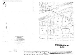 Plat Map of Union Pacific Facilities at Spokane, Washington, undated