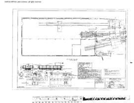 Great Northern Engineering Drawing, Engine House and Shop at Interbay, Washington, 1952