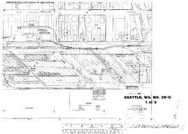 Plat Map of Great Northern Facilities at Seattle, Washington, undated