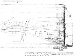 Plat Map of Great Northern Facilities at Trinidad Pit, Washington, undated