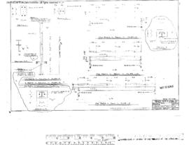 Great Northern Engineering Drawing, Yard Office at Interbay, Washington, 1974