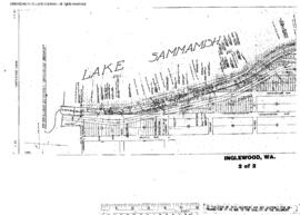 Plat Map of Northern Pacific Facilities at Inglewood, Washington, 1946