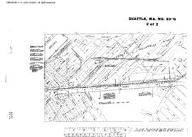 Plat Map of Great Northern Facilities at Seattle, Washington, 1964