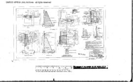 Great Northern Engineering Drawing: Abutments, Kettle River, West of Kettle Falls, Washington, un...