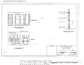 Great Northern Engineering Drawing, Yard Office at Delta, Washington, undated