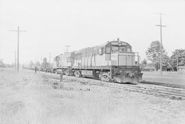 Chicago, Milwaukee, St. Paul & Pacific Railroad Company diesel locomotive number 5503 at Cent...