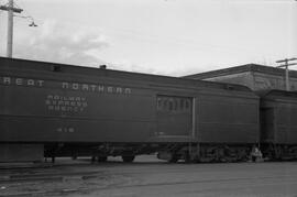 Great Northern Baggage Car 416, Bellingham, Washington, undated