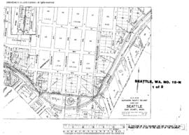 Plat Map of Northern Pacific Facilities at Seattle, Washington, 1947