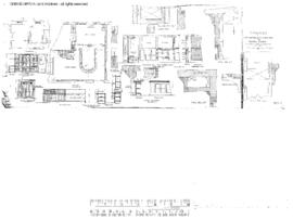 Northern Pacific Engineering Drawing, Depot at Missoula, Montana, 1901