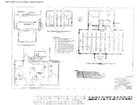 Spokane, Portland, and Seattle Railway Engineering Drawing, Yard Office and Depot at Vancouver, W...