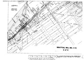 Plat Map of Great Northern Facilities at Seattle, Washington, 1965