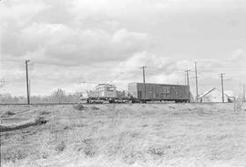 Yakima Valley Traction Company Electric Locomotive Number 298 at Yakima, Washington in November, ...