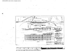 Northern Pacific Engineering Drawing, Unloading Ramp and Platform at Longview, Washington, 1968