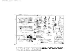 Northern Pacific Engineering Drawing, Motor Car House at Prosser, Washington, 1959