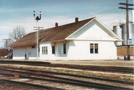 Great Northern Depot at Monticello, Minnesota, undated