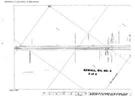 Plat Map of Great Northern Facilities at Edwall, Washington, 1920