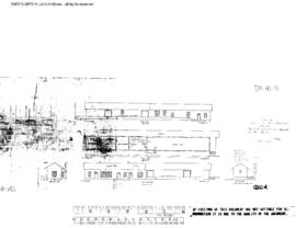 Northern Pacific Engineering Drawing, Depot at Elma, Washington, 1935