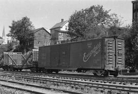 Chicago, Burlington and Quincy Boxcar 48534, Bellingham, Washington, undated