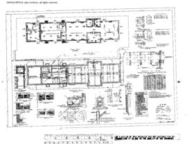 Great Northern Engineering Drawing, Depot at Williston, North Dakota, 1944