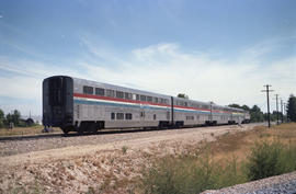 Amtrak passenger train number 26 at Boise, Idaho on August 1, 1986.