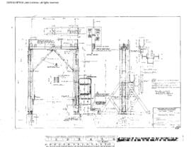 Northern Pacific Engineering Drawing, Load Adjuster and Car Puller at Parkwater, Washington, 1962