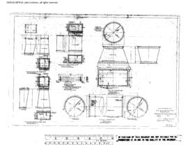 Great Northern Engineering Drawing, Power Plant at East Glacier Park, Montana, 1952